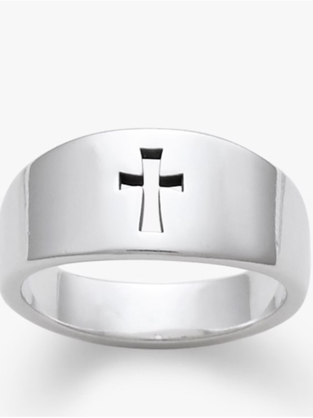 NWT James Avery Narrow Cross Band Ring 8.5